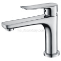 Chrome Single Hole Bathroom Faucet Brass